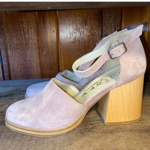 Anthropologie Ouigal Block Heel